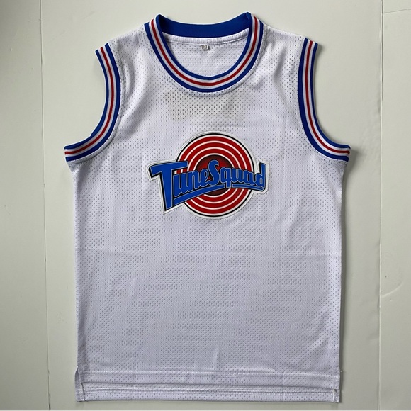 Space Jam Tune Squad Bugs Jersey Size Large #11 White Basketball Shirt EUC - Picture 1 of 16